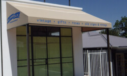 Branded fixed canopy